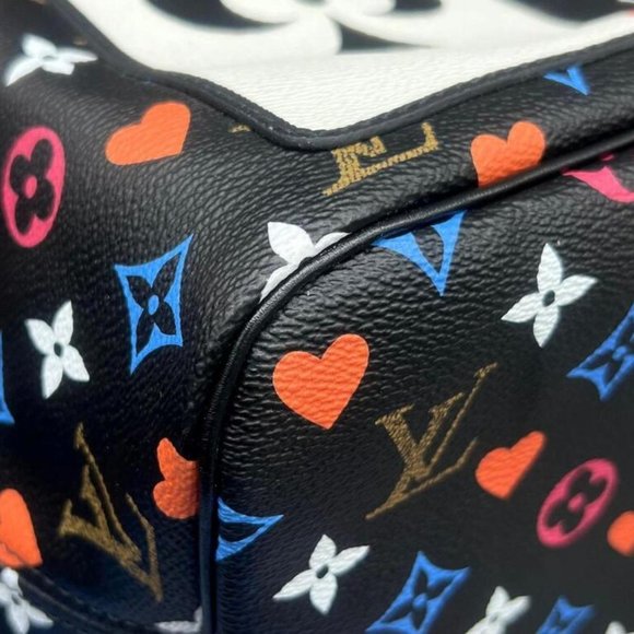 LOUIS VUITTON LTD EDITION NEVERFULL MONOGRAM GAME ON W/POUCH-100% AUTHENTIC - Picture 11 of 16